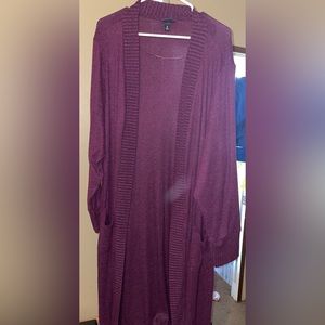 Torrid Plum Cardigan